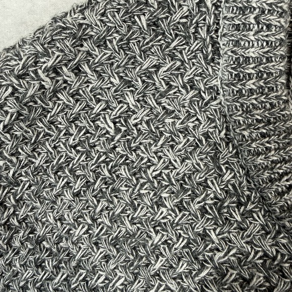 Carbon 2 Cobalt Mens Large Knit Henley Sweater Gray Cotton Casual Pullover - Picture 10 of 10